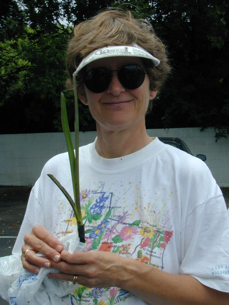 Diane with swamp lily