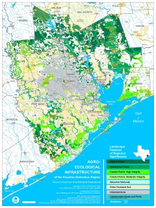 Map of Agro-Ecological Infrastructure of Houston-Galveston Region