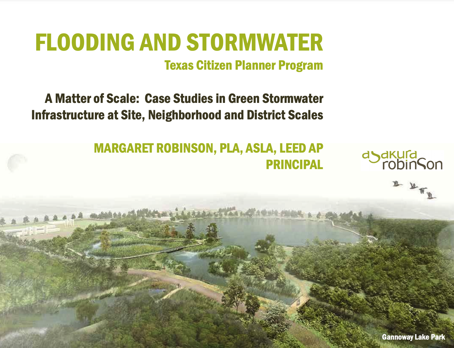 Flooding & Stormwater Presentation Screenshot